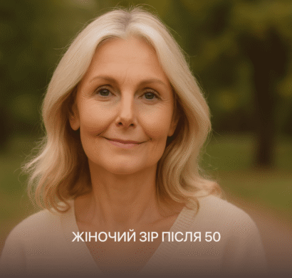 Жіночий зір після 50
